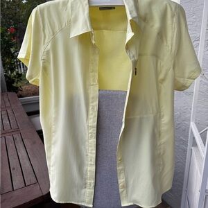 Columbia Women's Short Sleeve Tee - Light Yellow